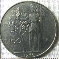 100 лир 1963г.