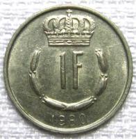 1 франк 1980г.
