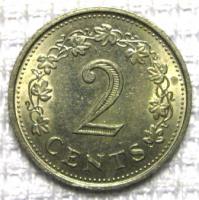 2 цента 1972г.