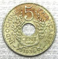 5 центов 1938г.