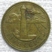 5 центов 1991г.