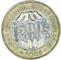 500 Франков 2005 год.
