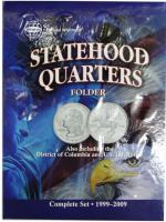 США 25 центов 1999-2009 год . квотер Quarter Полный Набор-56шт серия "Штаты и территории США" без обращения,из ролла в АЛЬБОМЕ (Whitman)