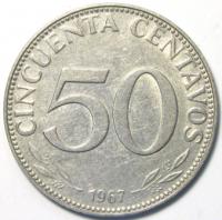 50 сентавос 1967 год