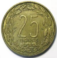 25 франков 1962 год