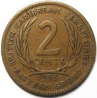 2 цента 1955 год