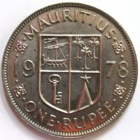 1 рупия 1978 год