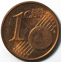 1 евроцент 2011 год