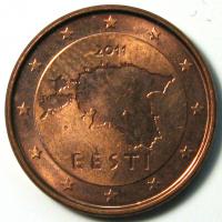 1 евроцент 2011 год