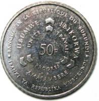 50 франков 2011 год