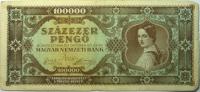 100000 пенго 1945 год.