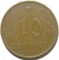 10 Сантимов 1930 год.