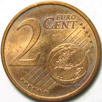 2 Евроцента 2011 год.