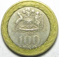 100 песо 2006 год.