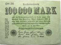 Бона 100000 Марок 1923 год.