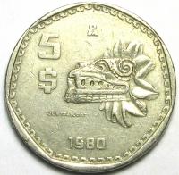 5 Песо 1980 руб.