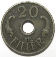 20 филлеров 1941 год.