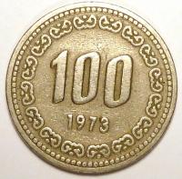 100 Вон 1973 год.