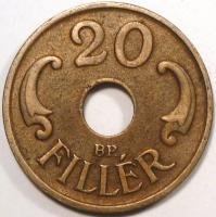20 филлеров 1941 год.