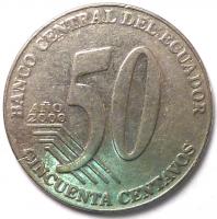 50 Сентавос 2000 год.
