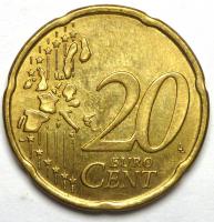 20 Евроцентов 2001 год.