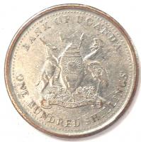 100 шиллингов 2007 год. Уганда