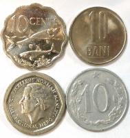 Набор иностранных монет 4 шт.