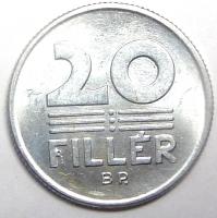 20 Филлеров 1989 год. Венгрия